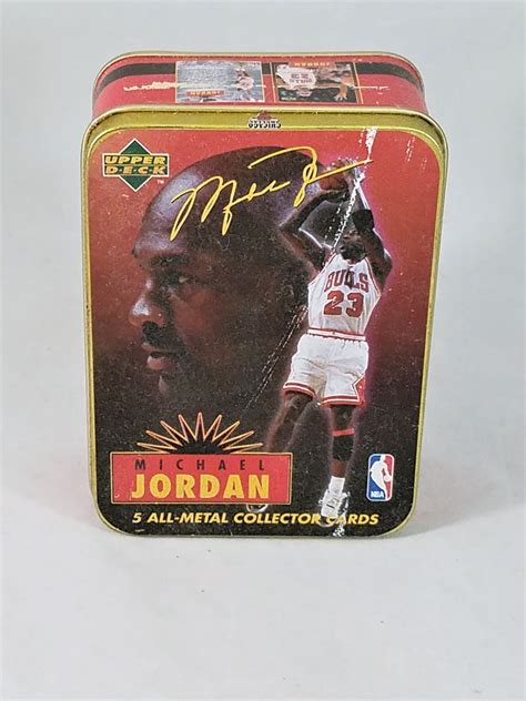 michael jordan tin card set